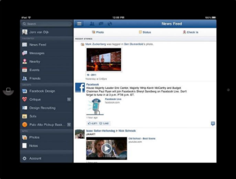 facebook for ipad