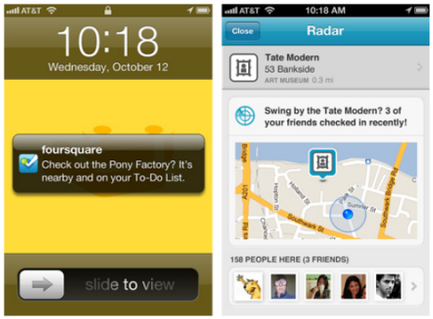 foursquare radar