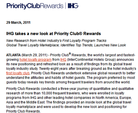 priority club rewards