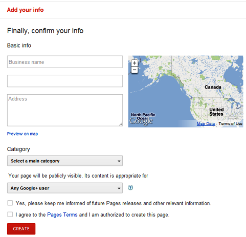 Google+ Pages - Local Businesses and Places