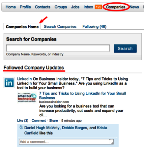 LinkedIn Companies