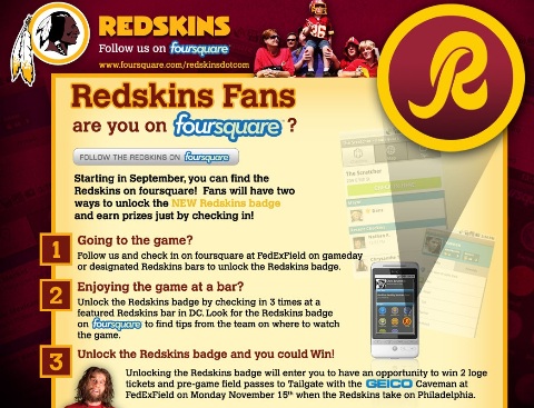 redskins page