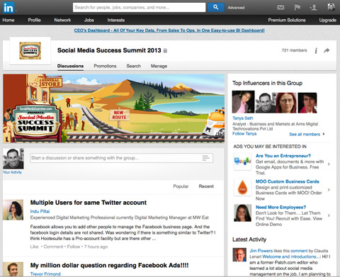 new look linkedin-groups