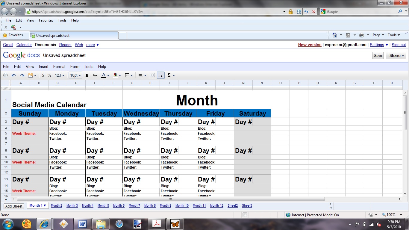 Sunrise Charting System