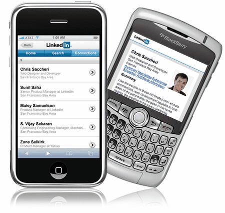 linkedin on blackberry