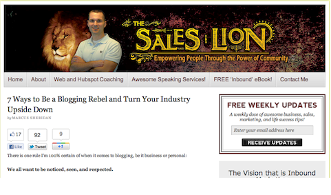 The Sales Lion