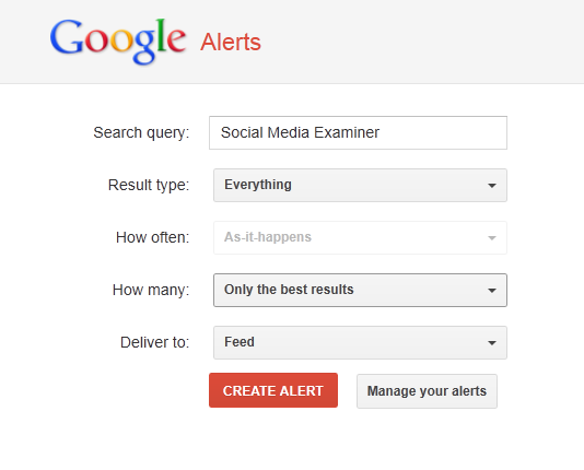 google alerts