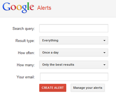 google alerts