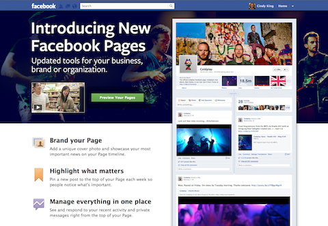 Facebook timeline