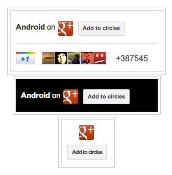 google+ page badges