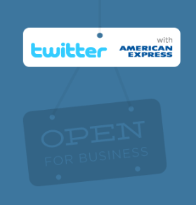 twitter partners with american express