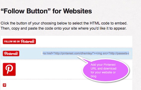 follow button for websites