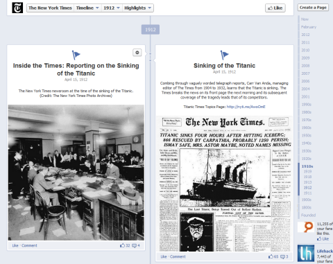 nyt timeline milestones