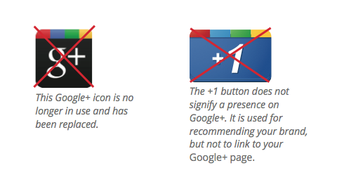 google+ icon recommendations