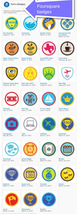 foursquare badges