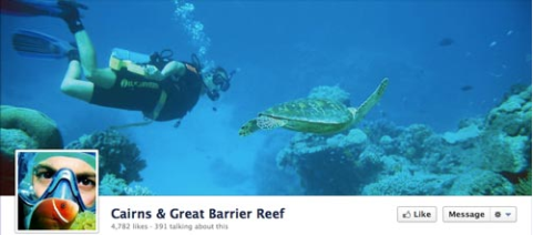 cairns great barrier reef cover photo