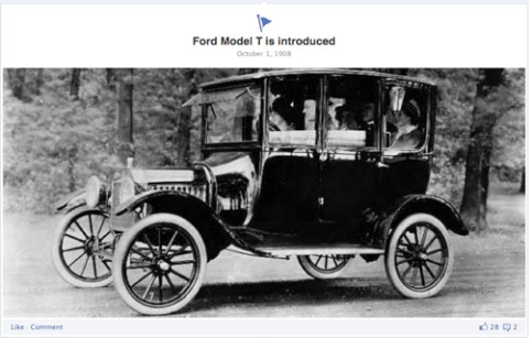 ford milestones page