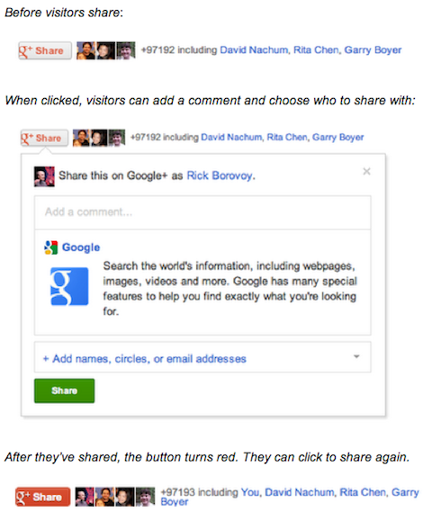 google+ share button