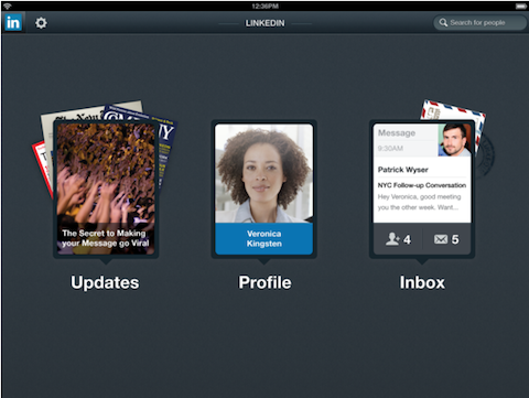 linkedin ipad app