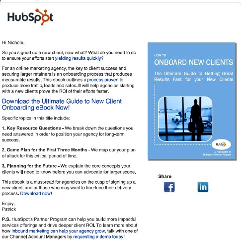 hubspot email