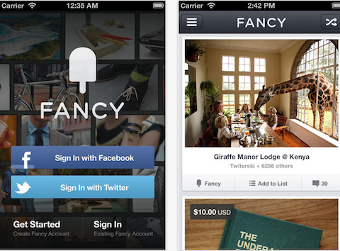 fancy iphone app