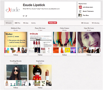 exude lipstick pinterest