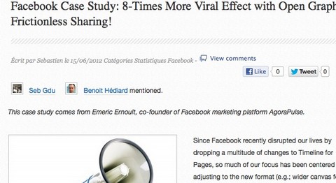 friends and pages mentioned