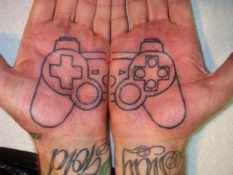 playstation tattoo