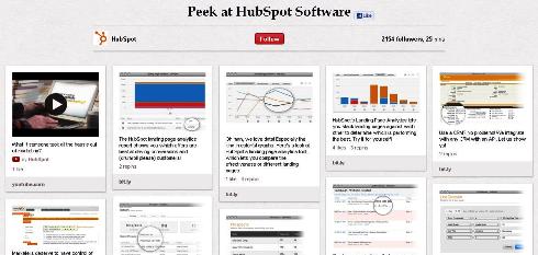 hubspot peek at software