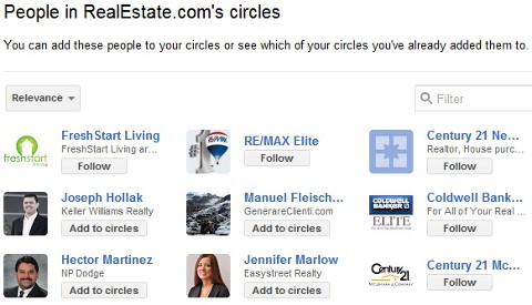 real estate google plus