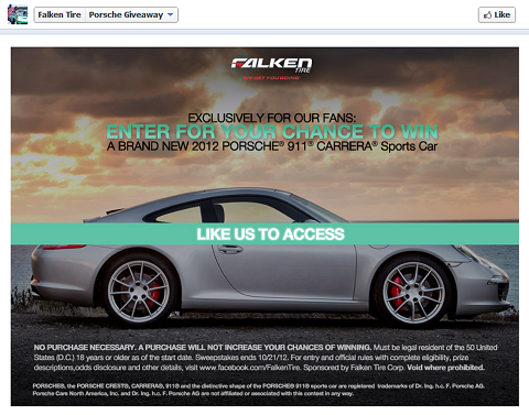 falken tire contest giveaway