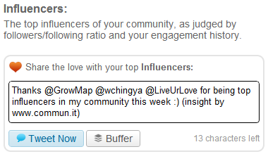 Commun.it Thank Your Influencers