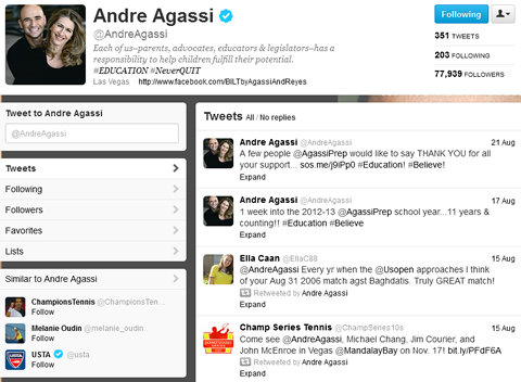 andre agassi