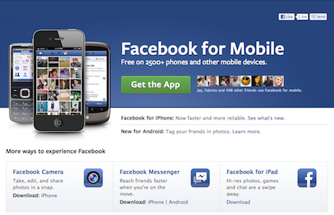 facebook for mobile