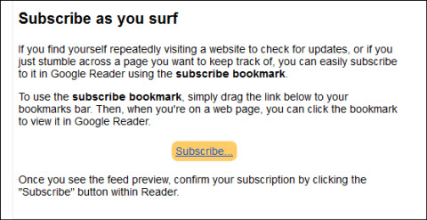 subscribe bookmark