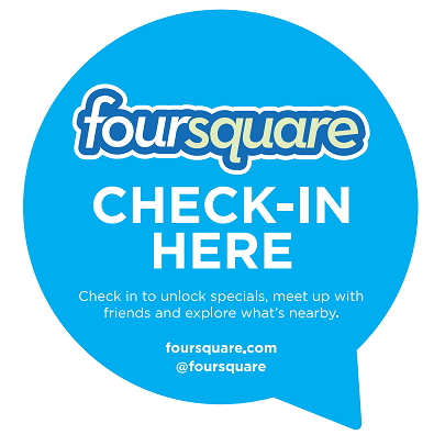 foursquare sign