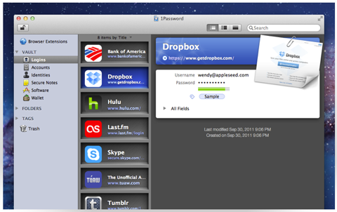 1password for mac