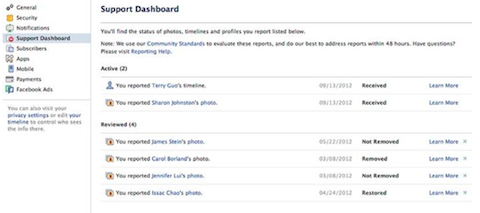 facebook-support-dashboard