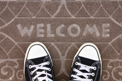 welcome carpet