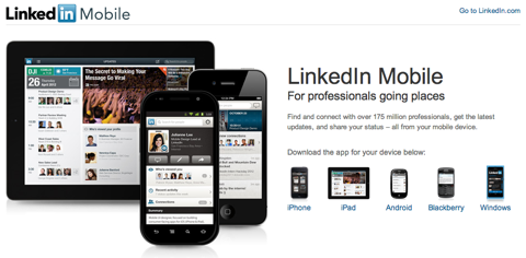 linkedin for mobile