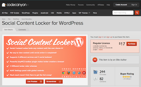 social content locker