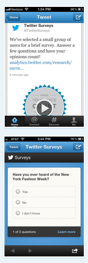 twitter surveys