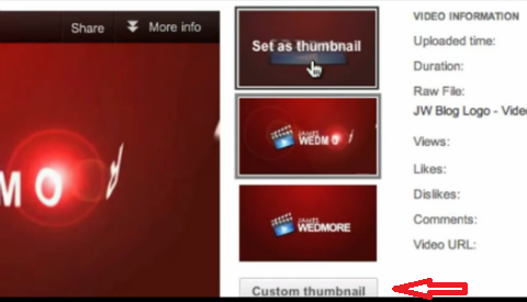 custom thumbnail button