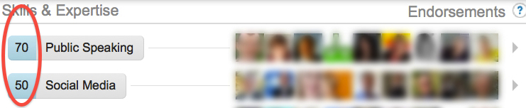 endorsements on profile