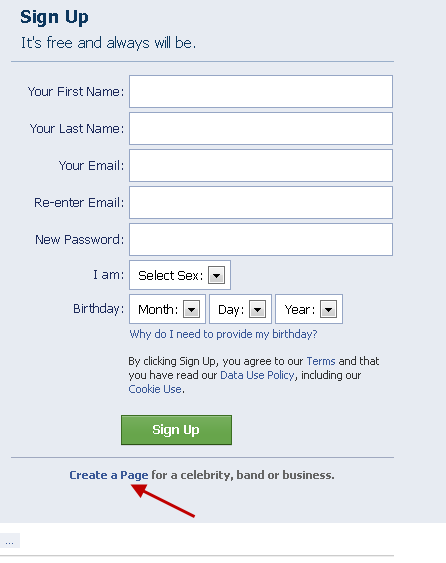 business only page
