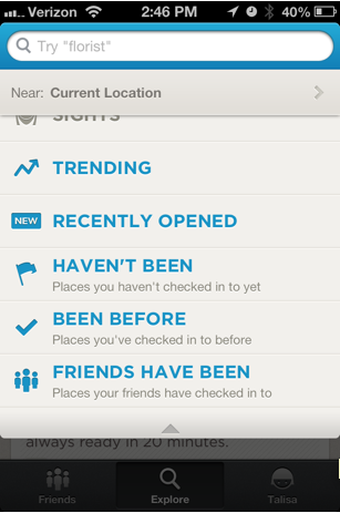 foursquare recently opened