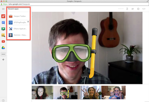 google+ hangouts apps