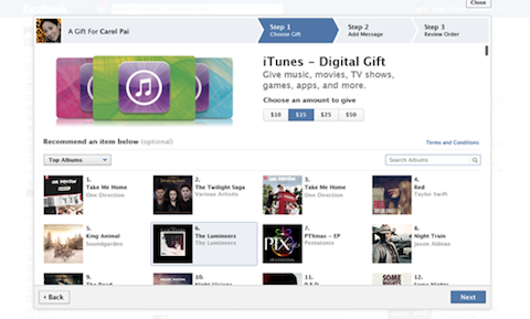 itunes gifts