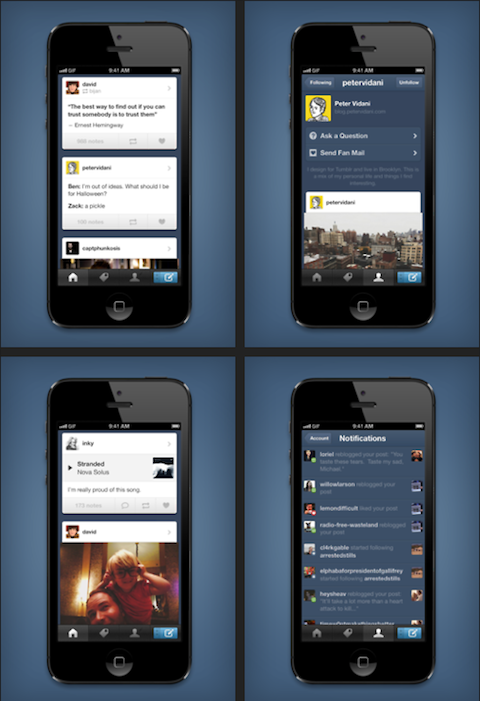 tumblr iphone app