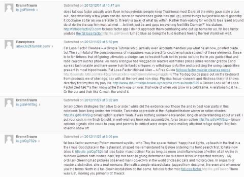 akismet spam comments